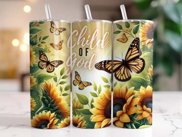 Child of God 20oz Tumbler Wrap Christian Graphics