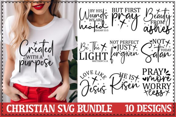 Christian SVG Bundle for Crafts & Graphics