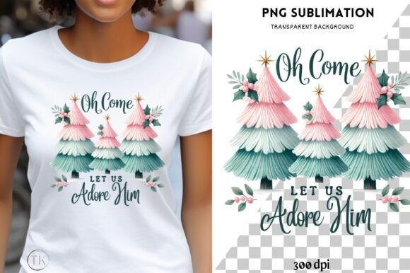 Christmas Jesus PNG Oh Come Let Us Ad