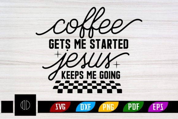 Coffee Jesus Retro Svg Design: Graphics and Crafts