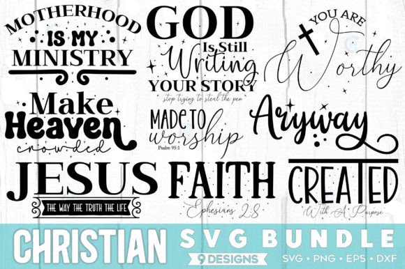 Free Christian SVG Bundle: Graphics and Crafts for Digital Publishing