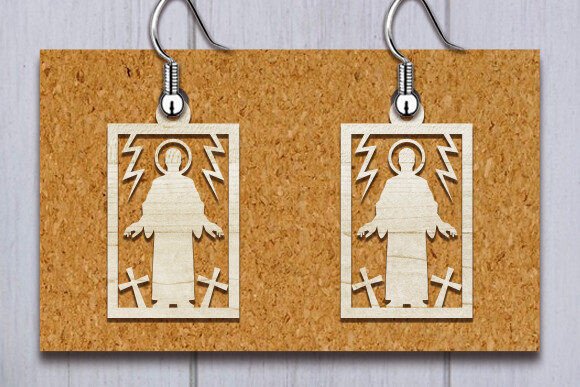 Laser Cut Christian Earrings SVG Review for Designers