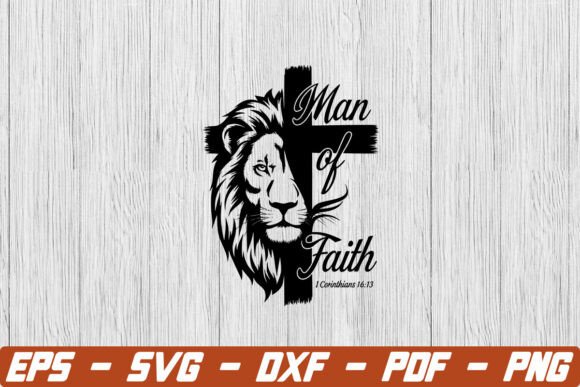 Man of Faith SVG: Graphics & Crafts for Christian Publishers