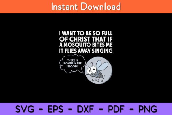 Mosquito Joke Funny Christian Bible Graphics & Crafts