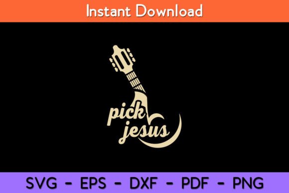 Pick Jesus Christian Music Pastor Graphics and Crafts