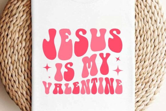 Retro Jesus is My Valentine Svg Design