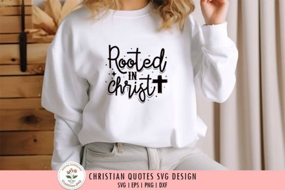 Rooted in Christ - Christian SVG